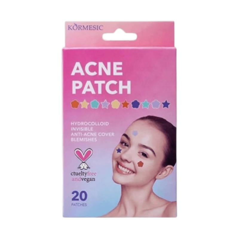 Hydrocolloid Acne Pimple Patch For Face Colored Stars 20pcs