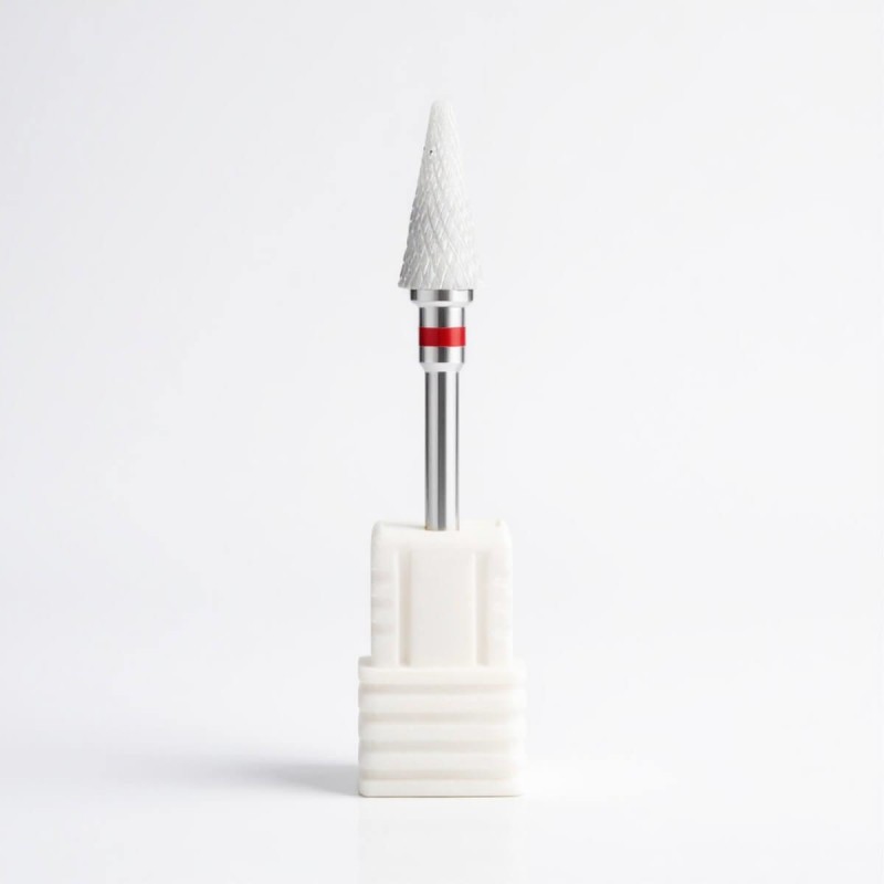 Κεραμικό φρεζάκι τροχού νυχιών Red