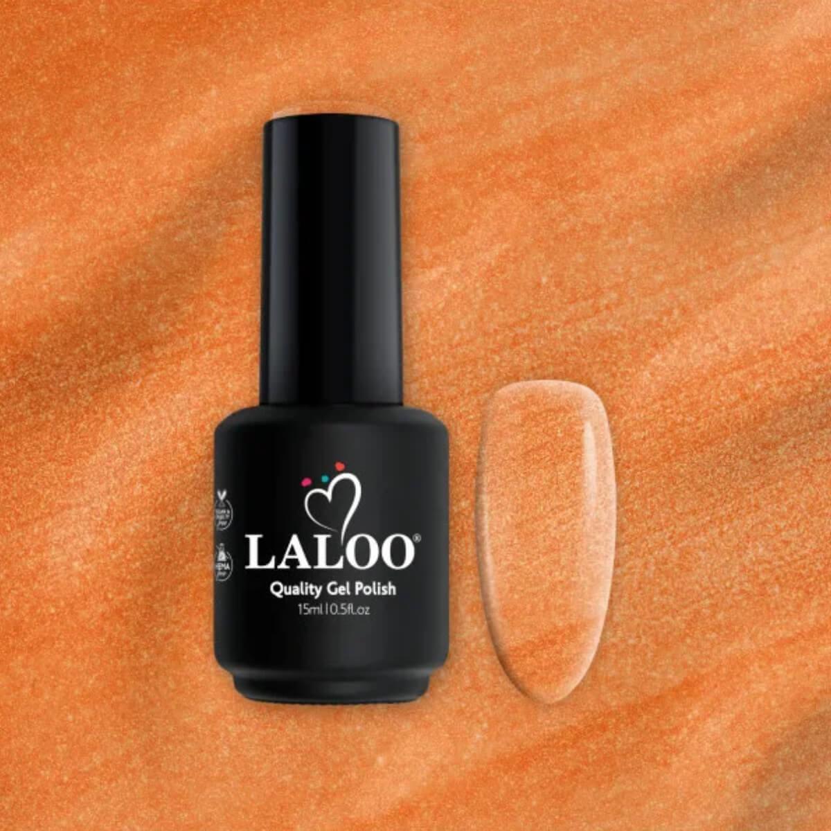 Ημιμόνιμο βερνίκι 634 sunset please 15ml Laloo