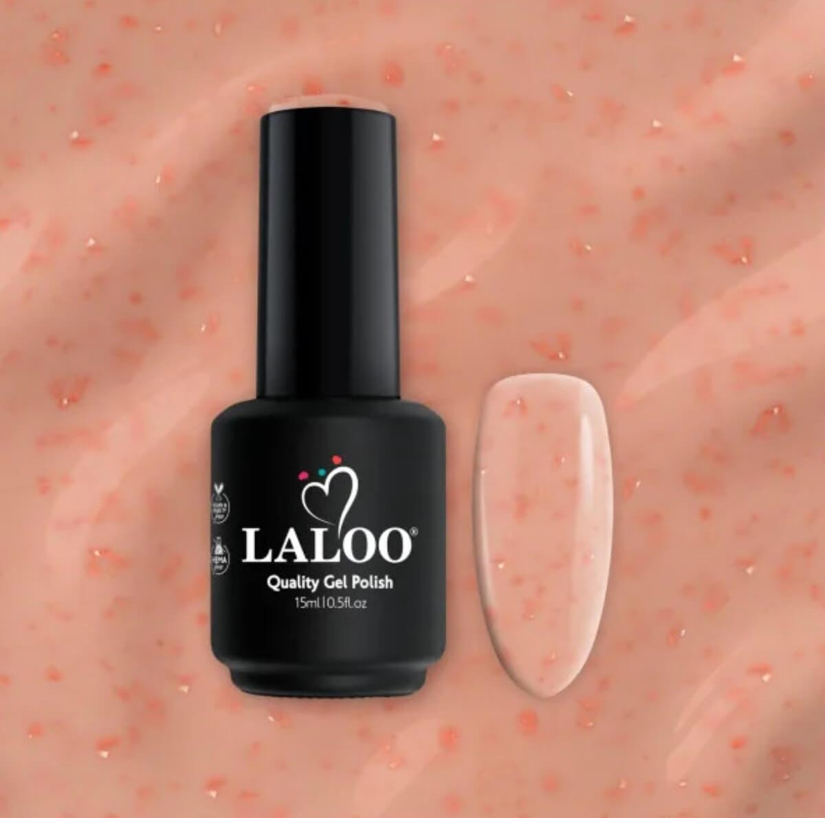 Semi-Permanent gel polish 639 crush on u 15ml Laloo
