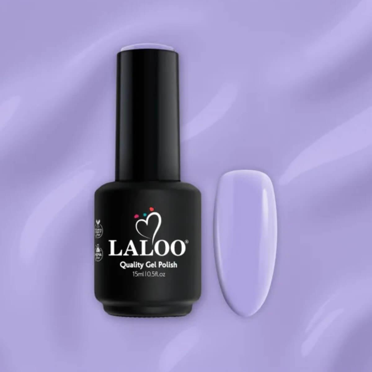 Ημιμόνιμο βερνίκι 636 summer lilac 15ml Laloo