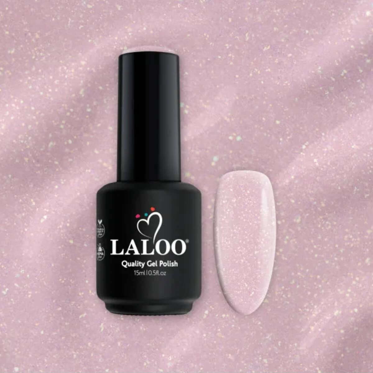 Ημιμόνιμο βερνίκι 632 pink fantasy 15ml Laloo