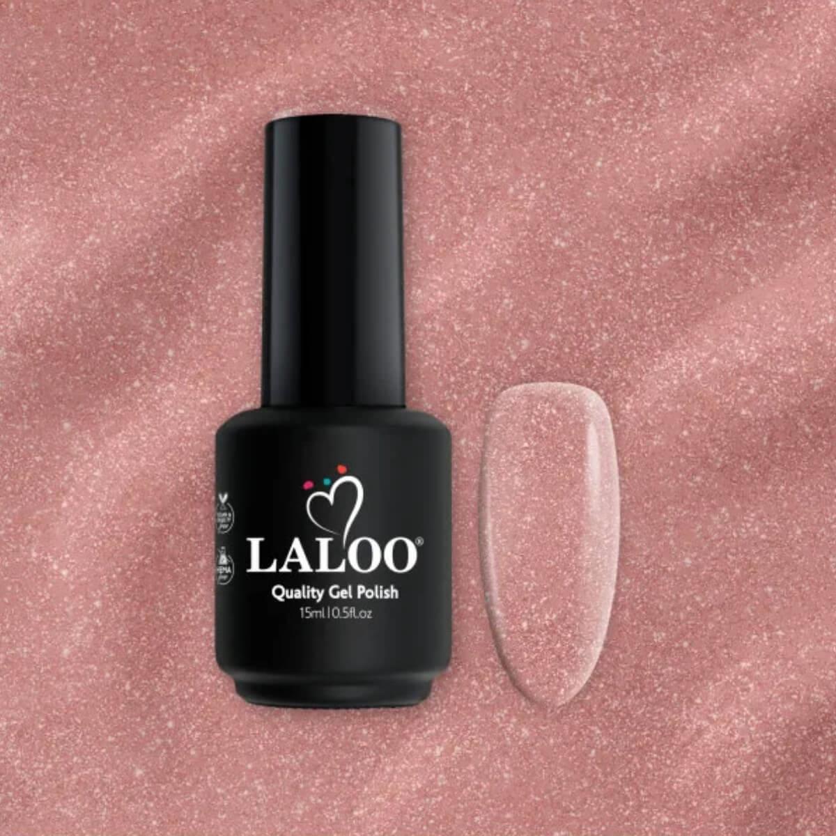 Ημιμόνιμο βερνίκι 633 smoky rose 15ml Laloo