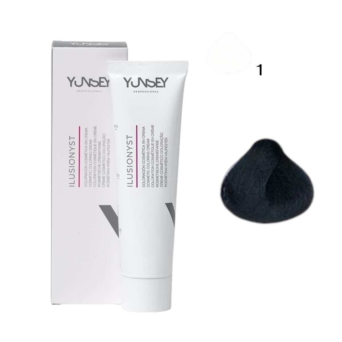 Βαφή μαλλιών ilusionyst 1 60ml Yunsey