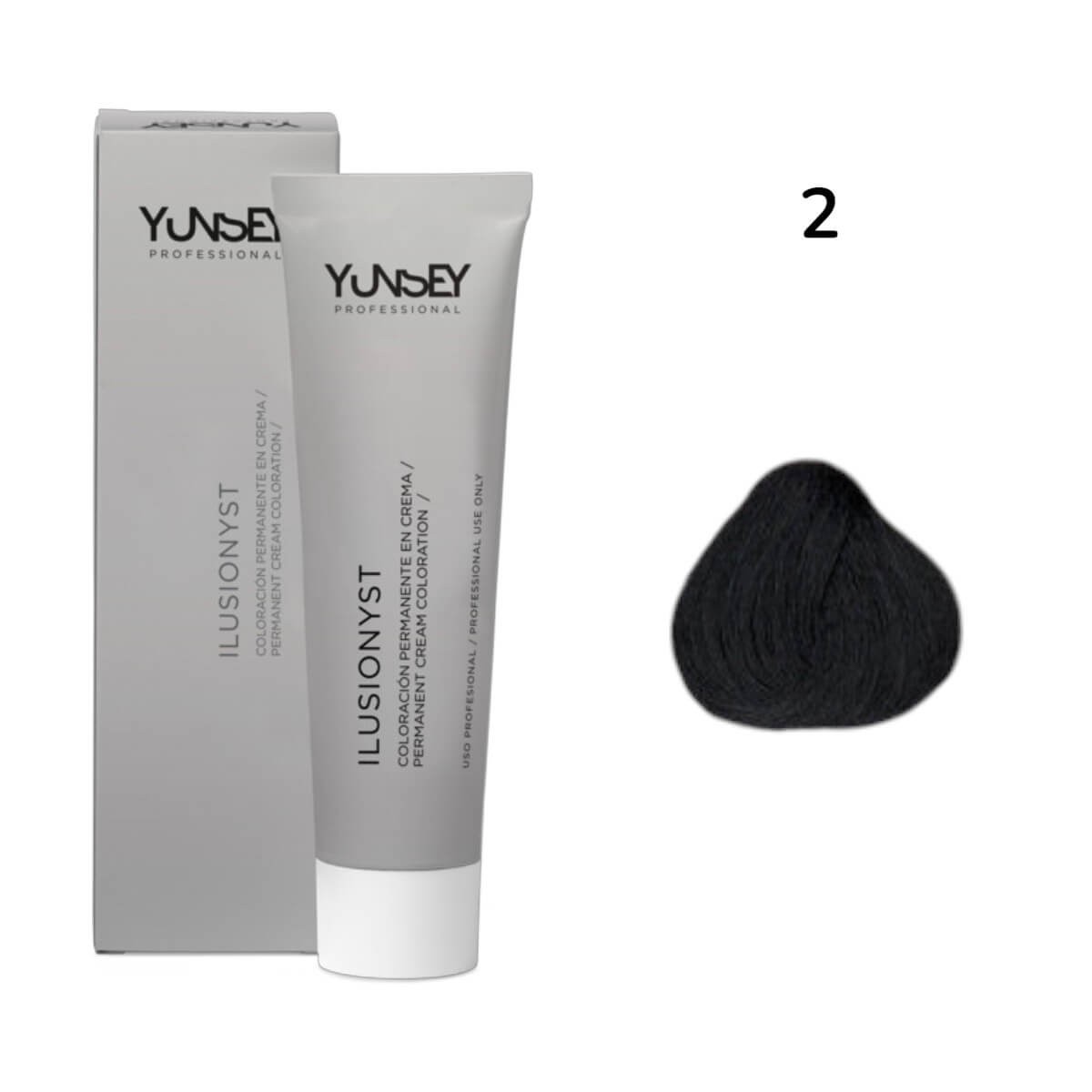 Hair dye ilusionyst 2 60ml Yunsey
