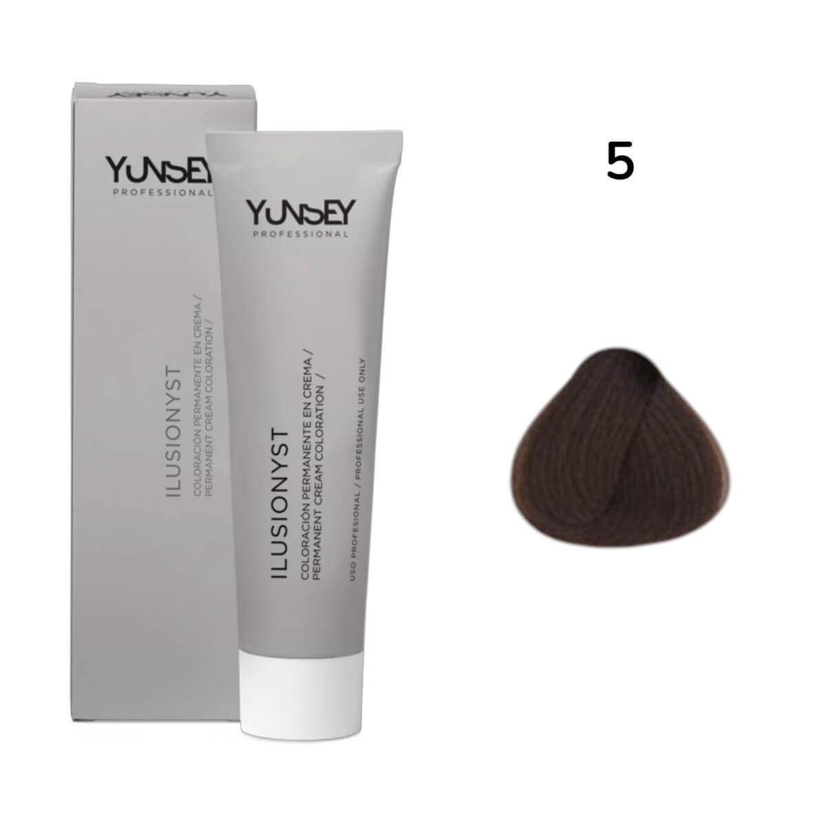 Hair dye ilusionyst 5 60ml Yunsey