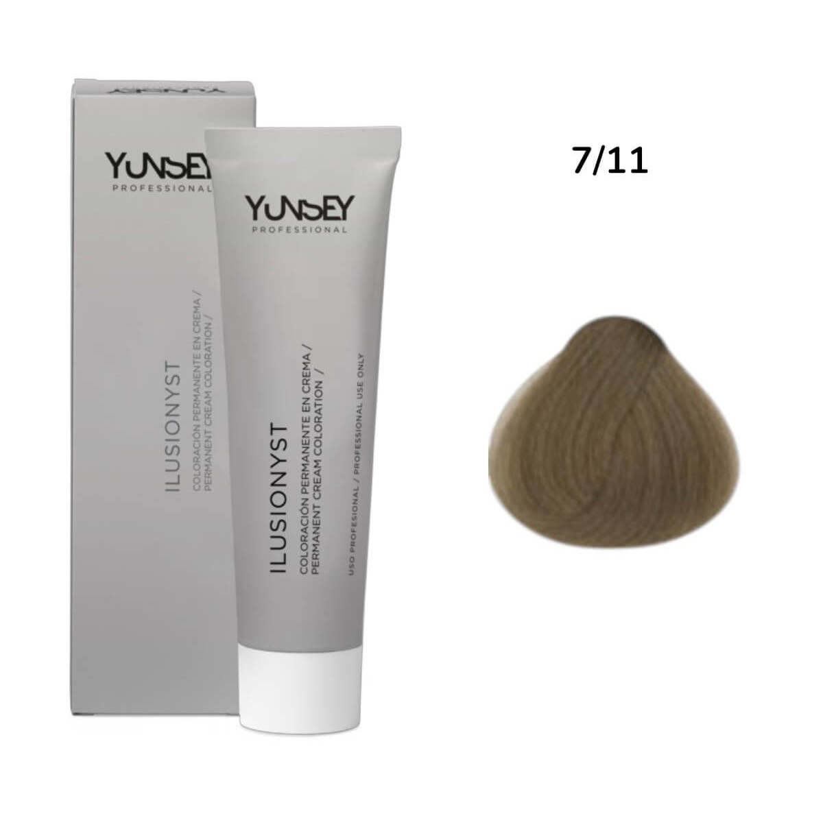 Βαφή μαλλιών ilusionyst 7/11 60ml Yunsey