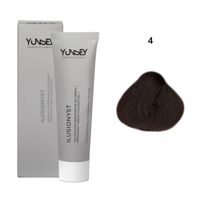 Βαφή μαλλιών ilusionyst 4 60ml Yunsey