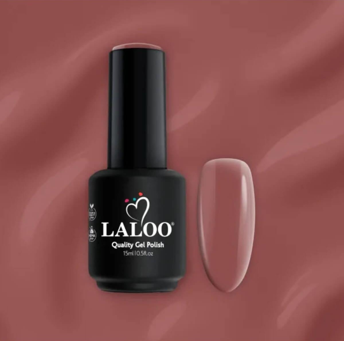 Semi-permanent nail polish Terracotta 15ml Laloo