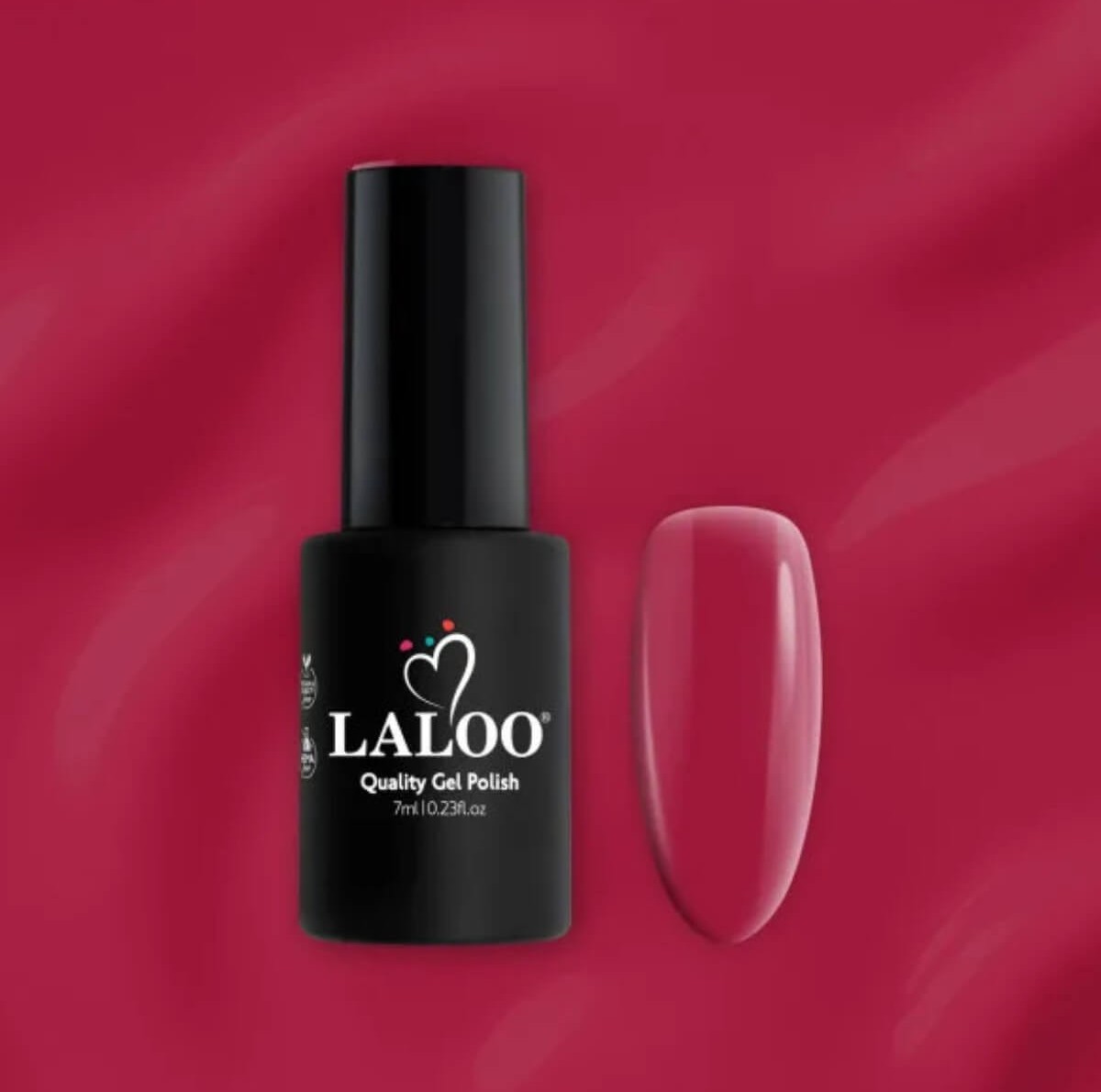 Semi-permanent gel polish L027 dark red Laloo 7ml