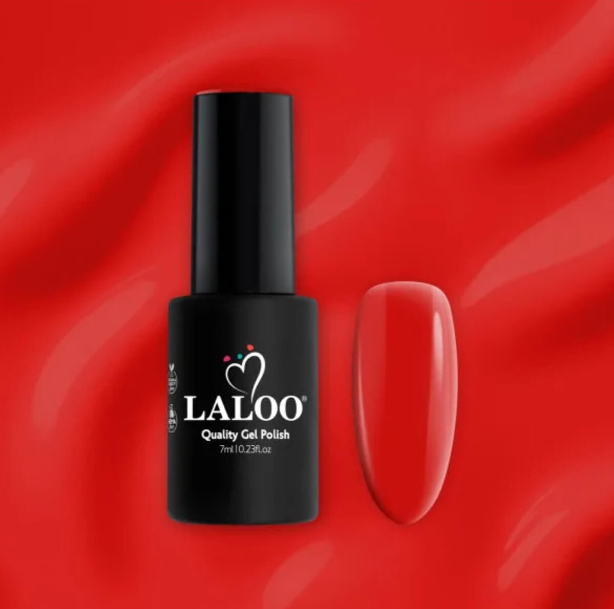 Semi-permanent gel polish L355 red Laloo 7ml