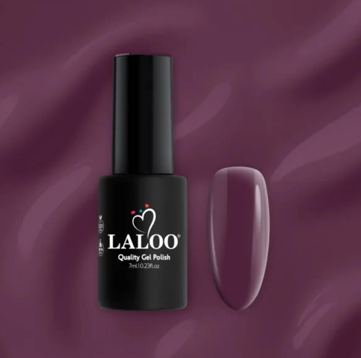 Semi-permanent Nail Polish 624 Blackcurrant Haze Laloo 7ml