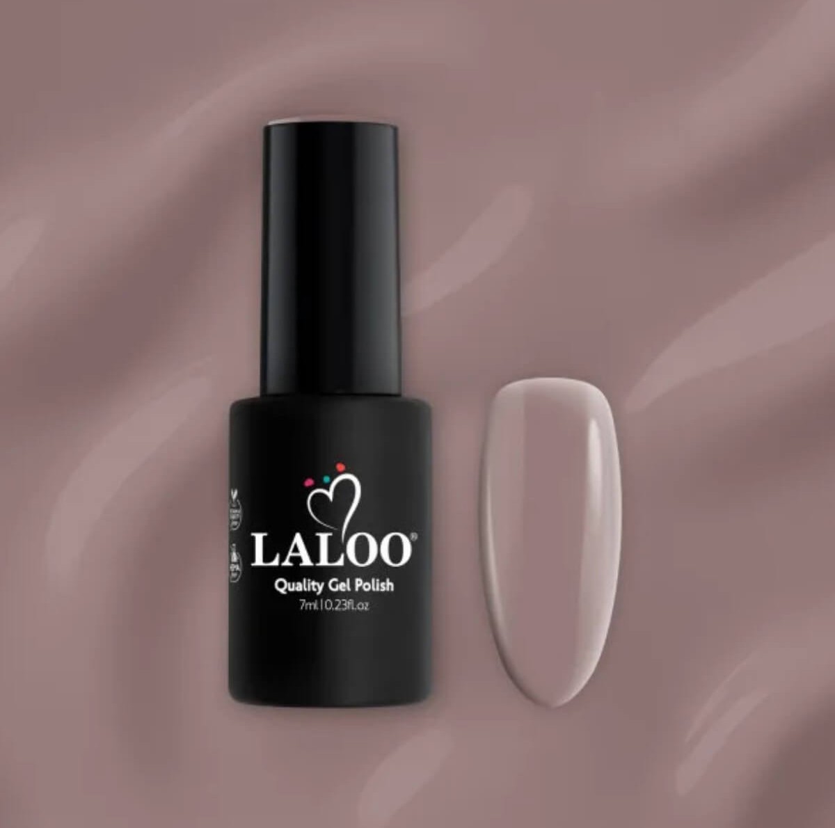 Semi-permanent nail polish 412 Mocha (Brown-Beige) 7ml Laloo