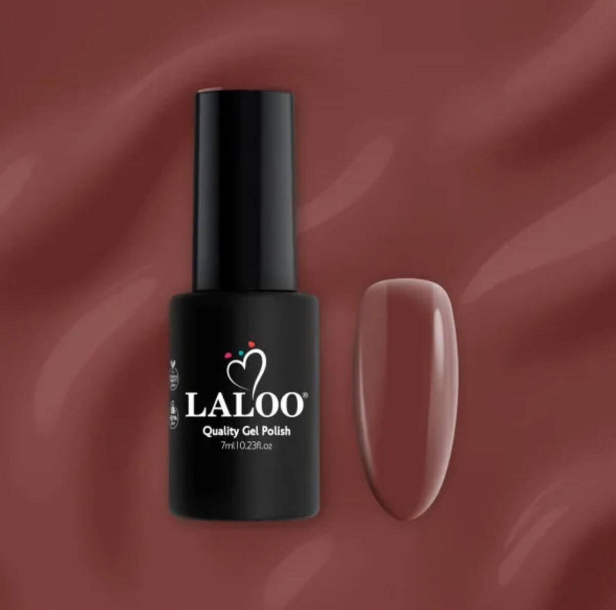 Semi-permanent Nail Polish 619 Roof Terracotta Laloo 7ml
