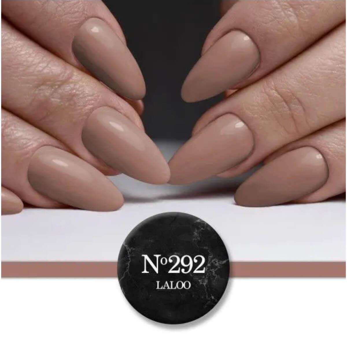 Ημιμόνιμο βερνίκι L292 Καφέ-Μπεζ 7ml Laloo