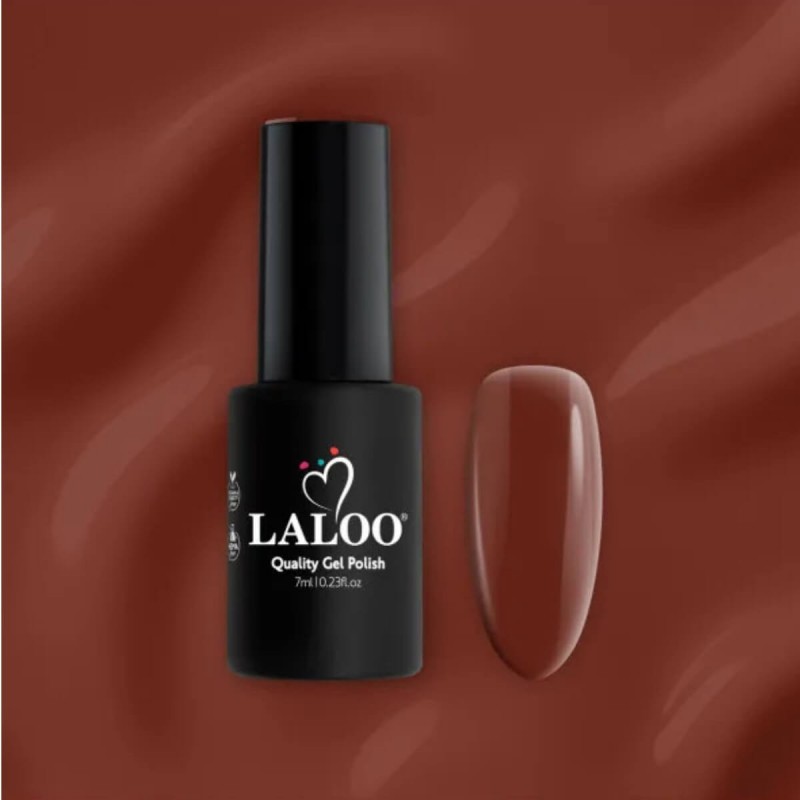 Ημιμόνιμο βερνίκι 614 Red Brick 7ml Laloo