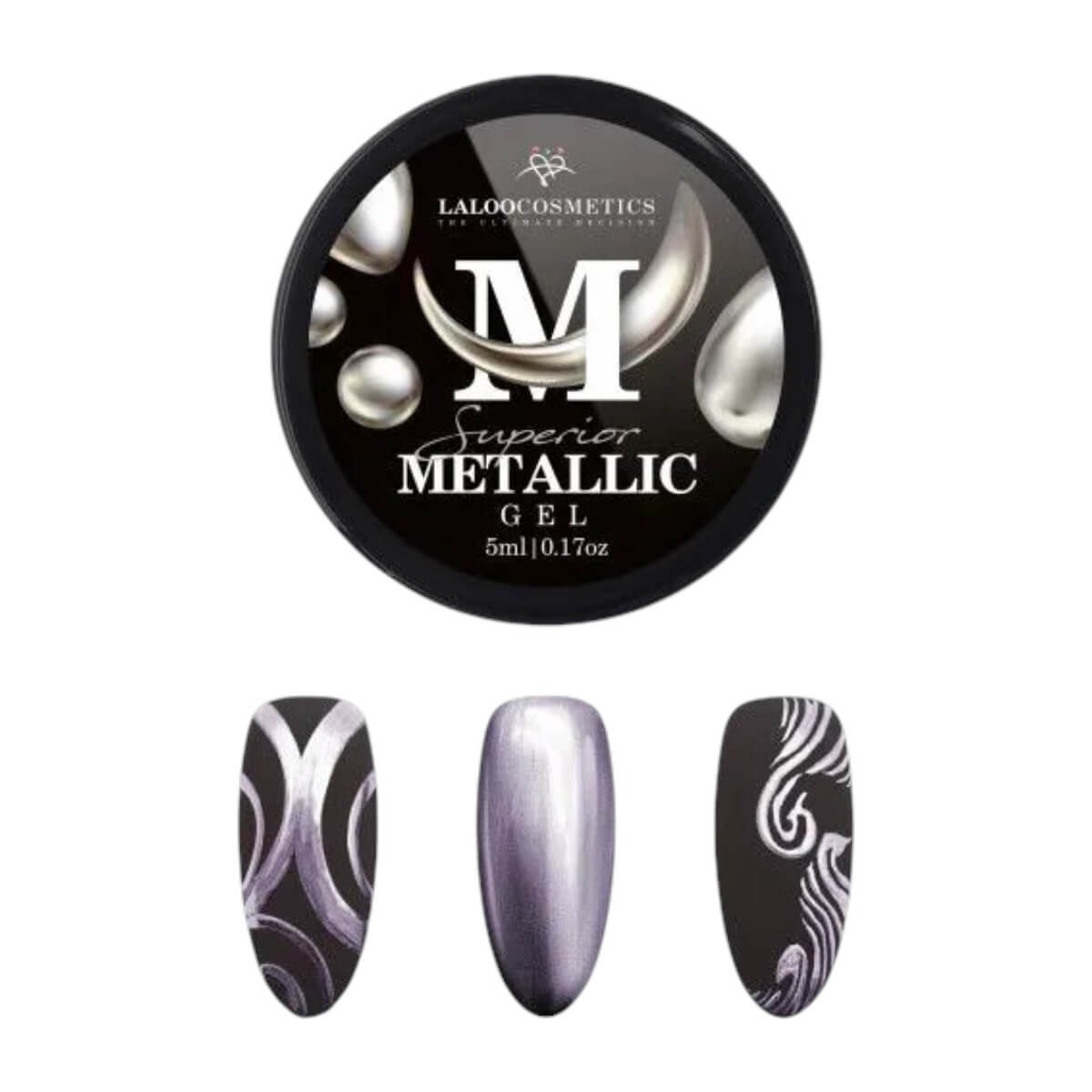 Superior metallic gel 06 purple 5ml Laloo