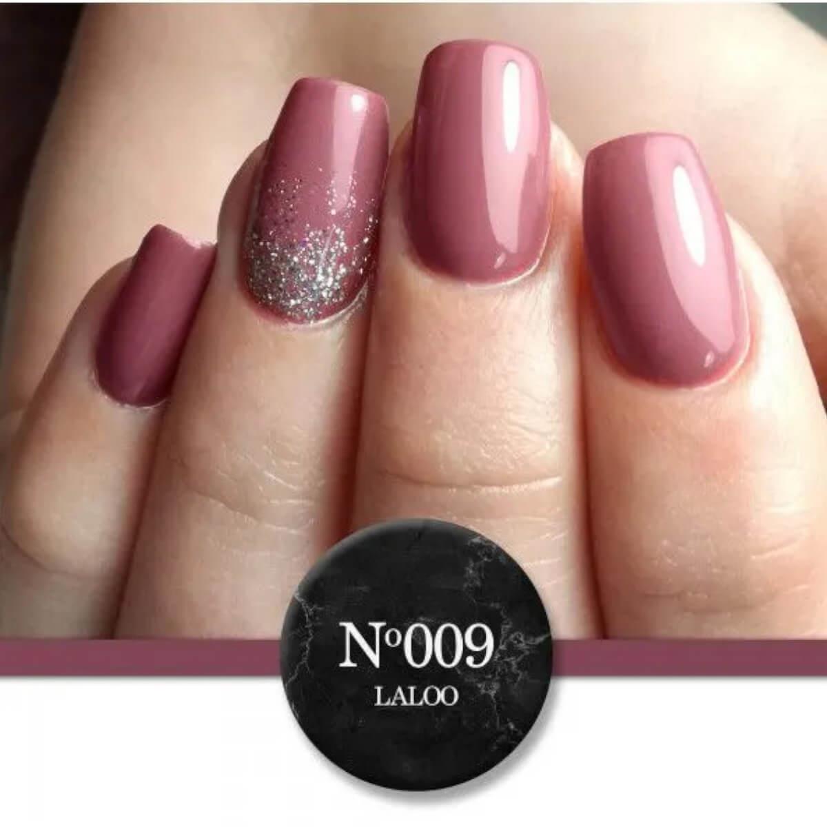 Ημιμόνιμο βερνίκι L009 Σάπιο μήλο 7ml Laloo