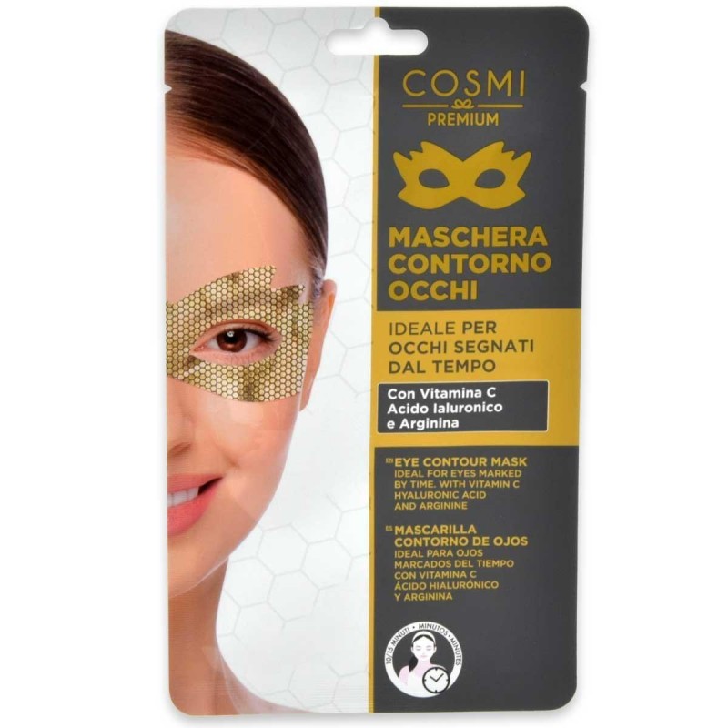Eye Mask Contour VC & Hyaluronic Acid - Ενυδατική Μάσκα Ματιών κατά Μαύρων Κύκλων Cosmi