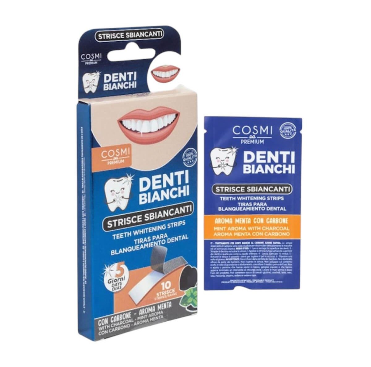 Strips λεύκανσης δοντιών μέντα 10pcs Cosmi