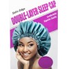 Silky satin sleep bonnet with elastic band
