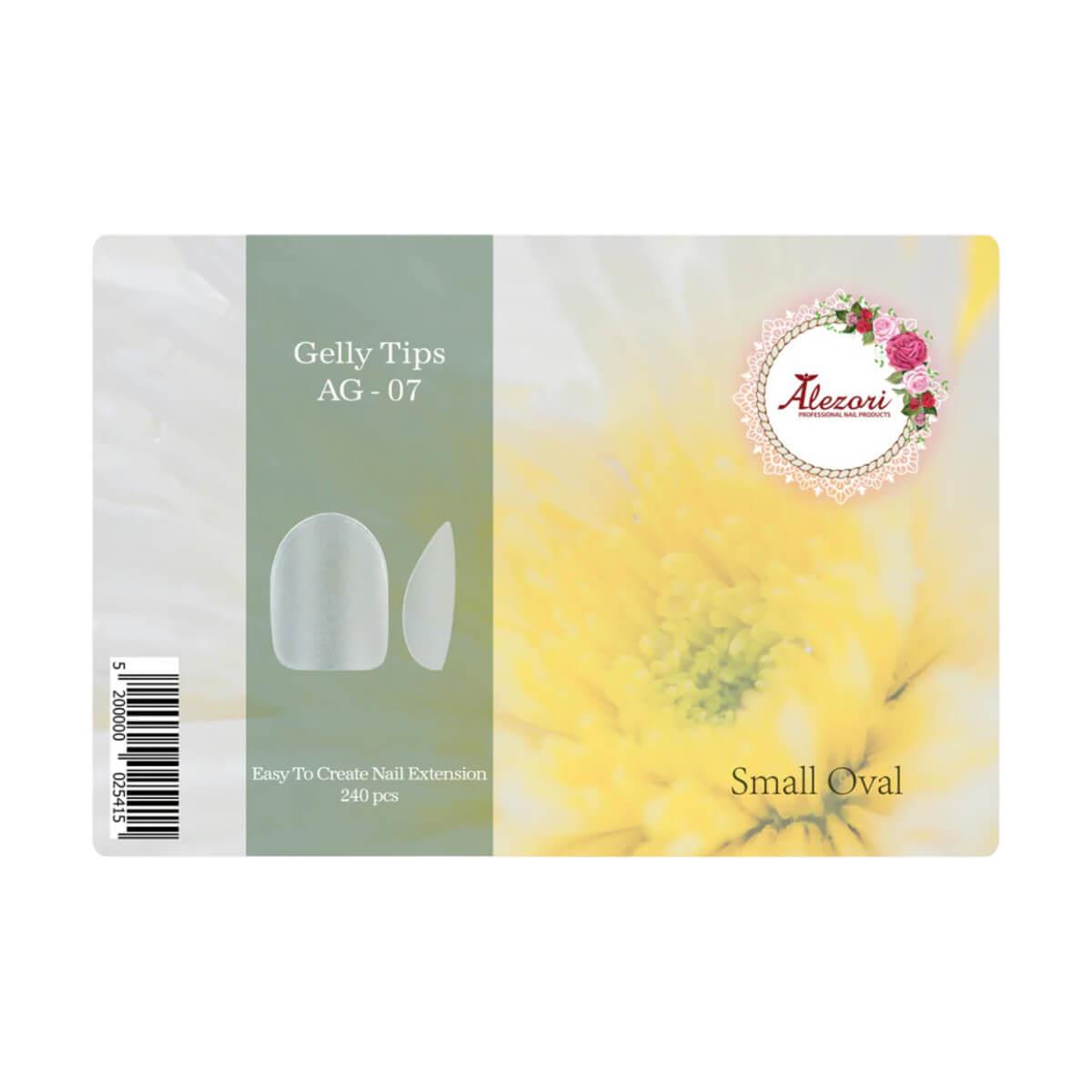 Gelly Tips small oval 240pcs AG-07 Alezori