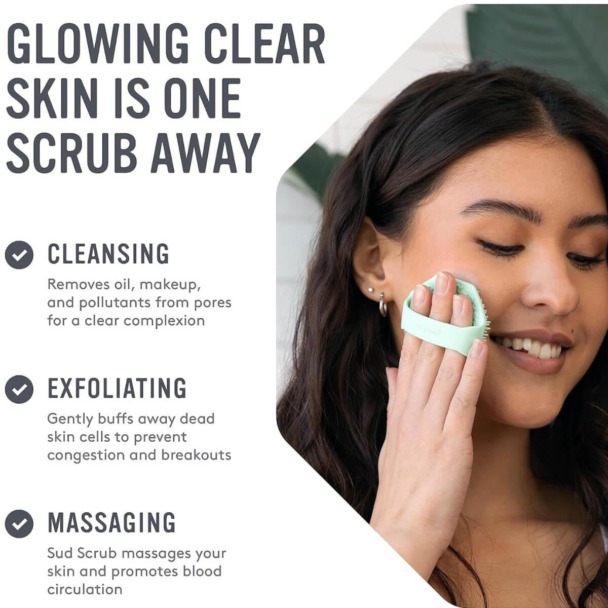 Sud Scrub Αντιβακτηριδιακό Σφουγγάρι Σώματος Σιλικόνης