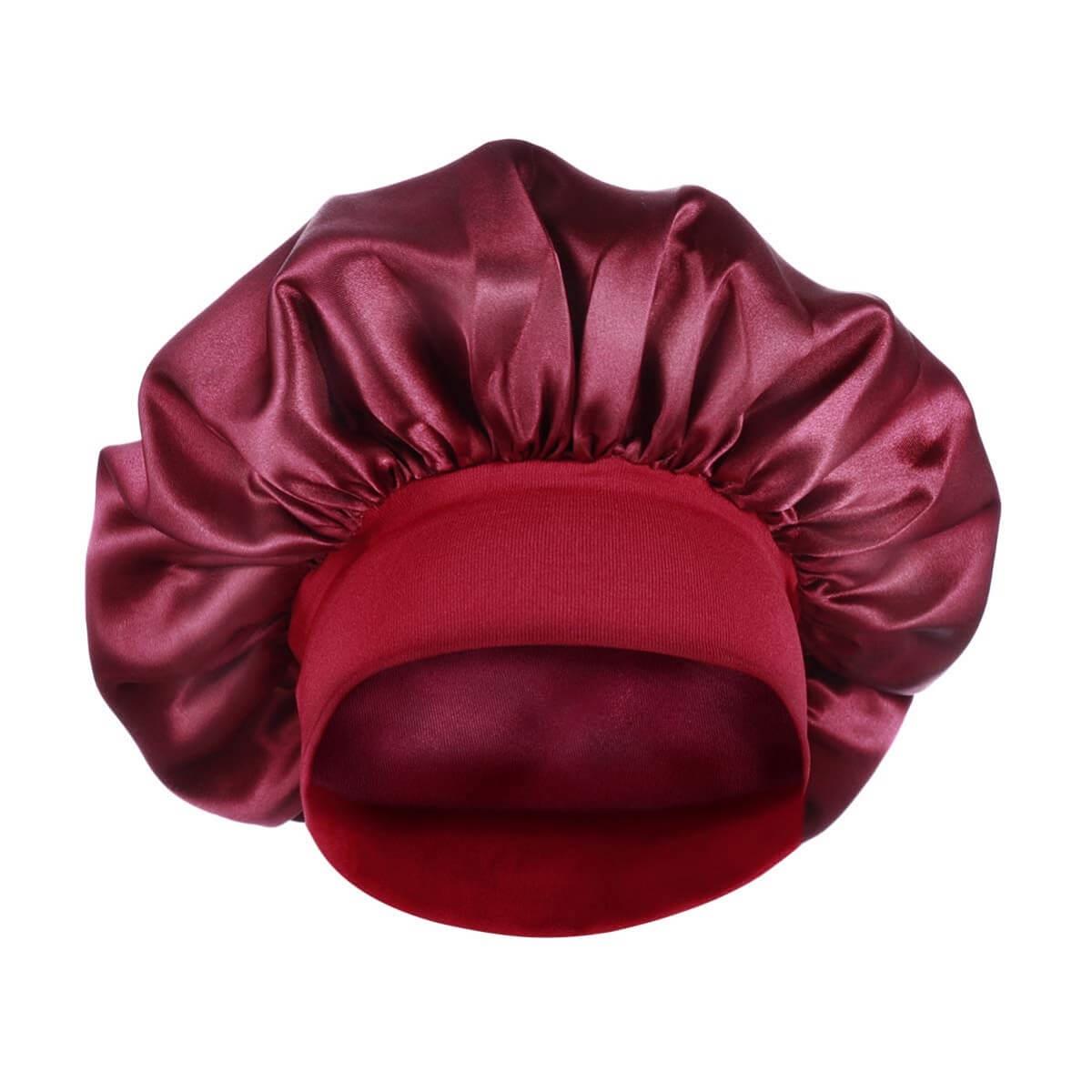 Σατέν σκουφάκι ύπνου (Satin Hair Bonnet) με ελαστικό λάστιχο