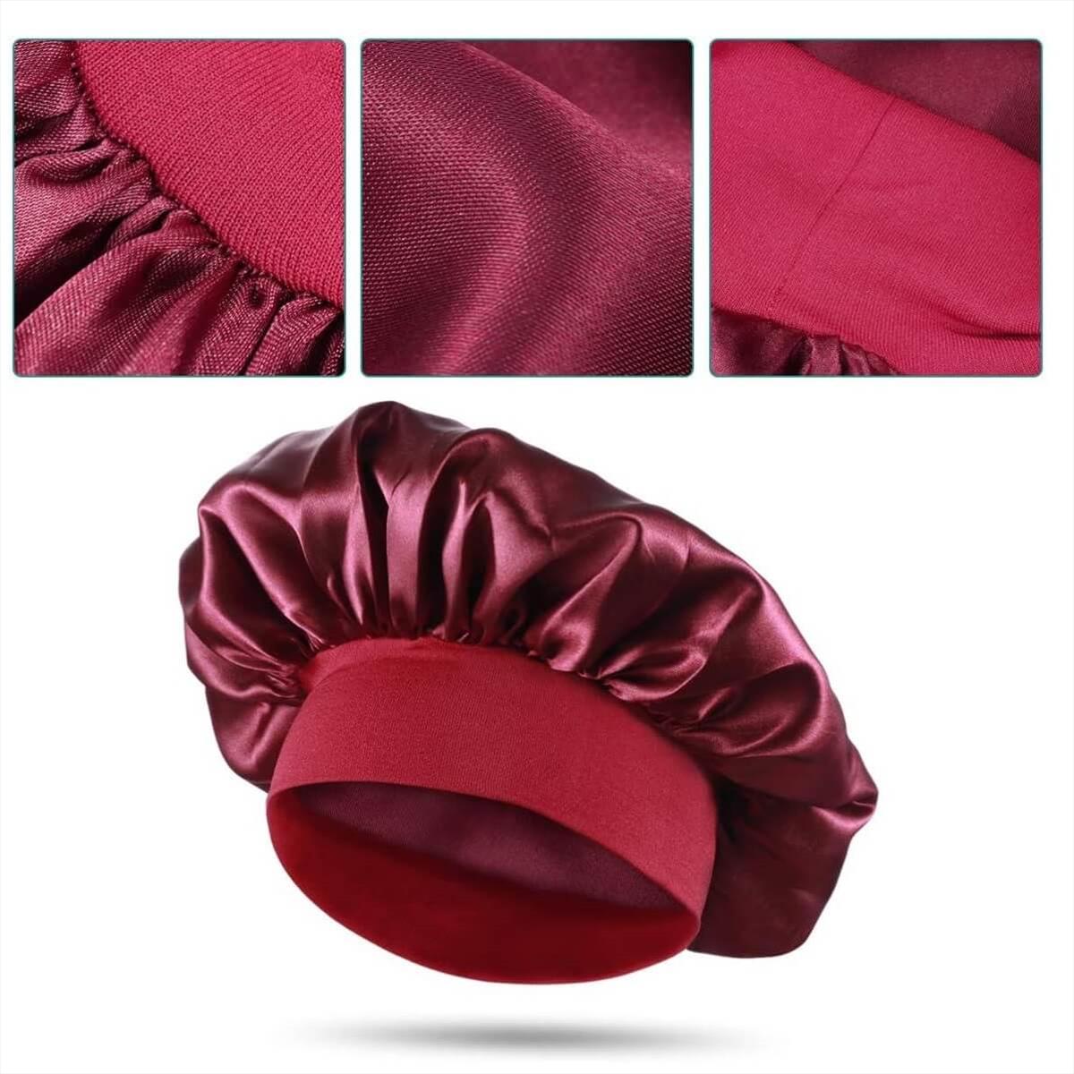 Σατέν σκουφάκι ύπνου (Satin Hair Bonnet) με ελαστικό λάστιχο