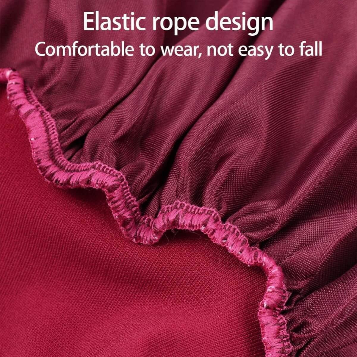 Σατέν σκουφάκι ύπνου (Satin Hair Bonnet) με ελαστικό λάστιχο