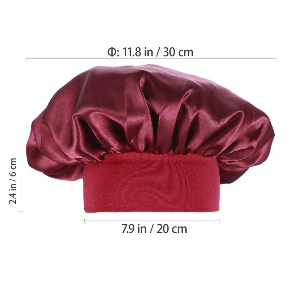 Σατέν σκουφάκι ύπνου (Satin Hair Bonnet) με ελαστικό λάστιχο