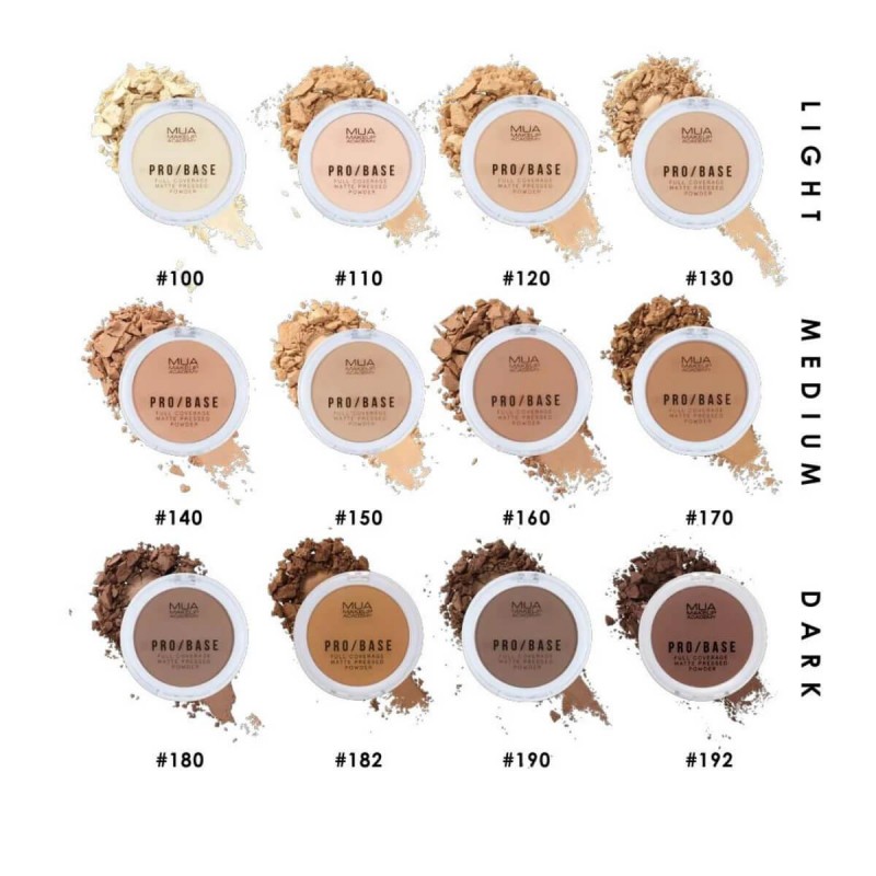 Πούδρα pro/base full coverage matte MUA