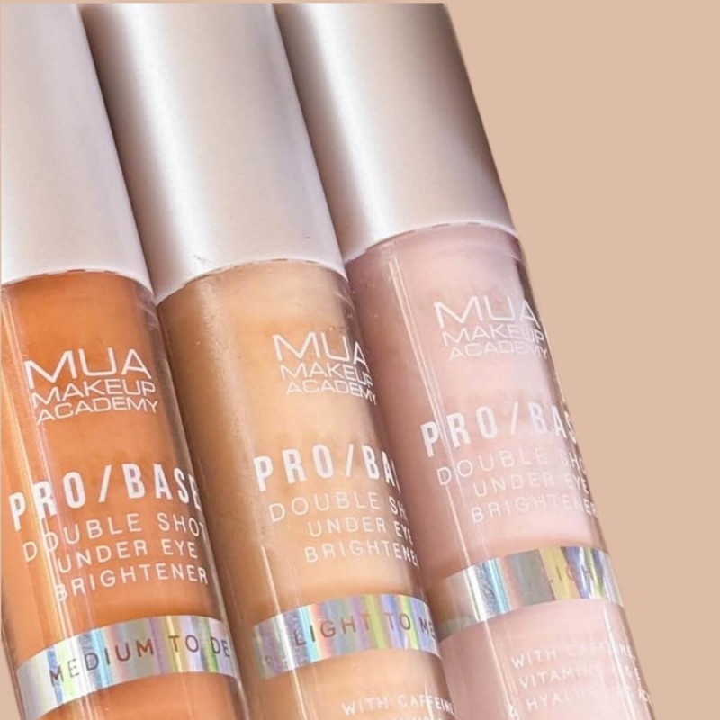 Under eye brightener pro/base double shot MUA