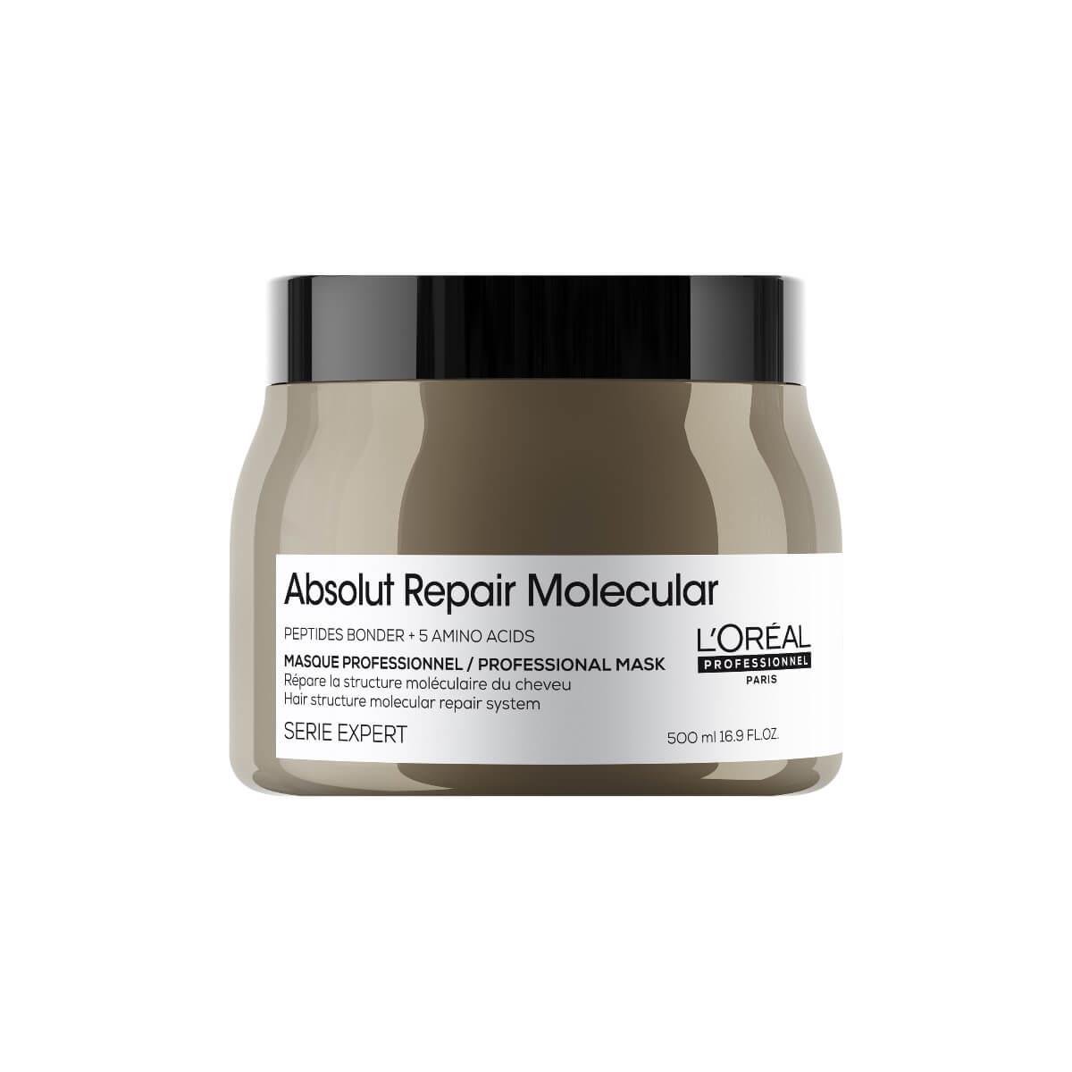 Μάσκα μαλλιών absolut repair molecular serie expert 500ml L’Oréal
