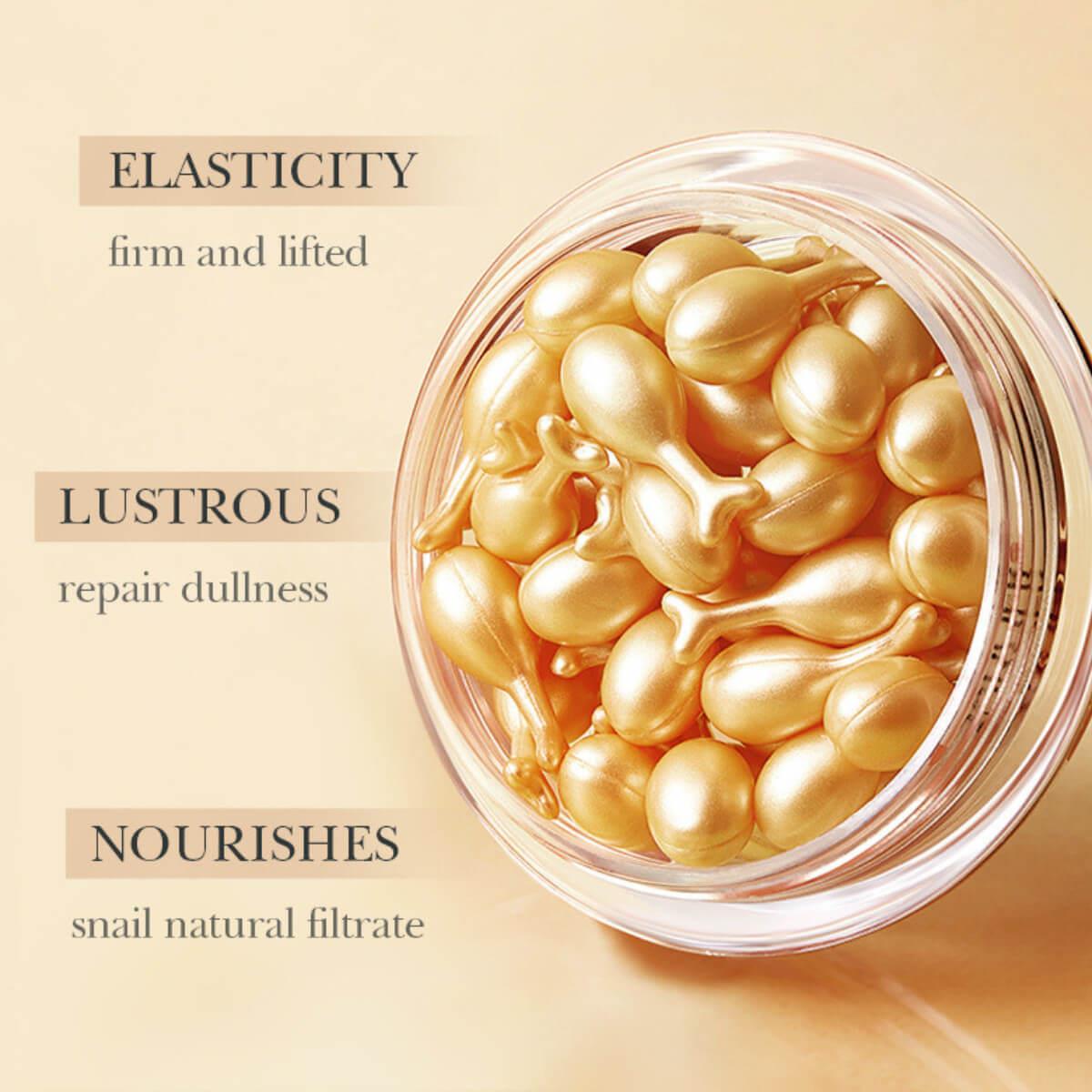 Snail essence lotion firming & anti wrinkle 30 capsules Sadoer