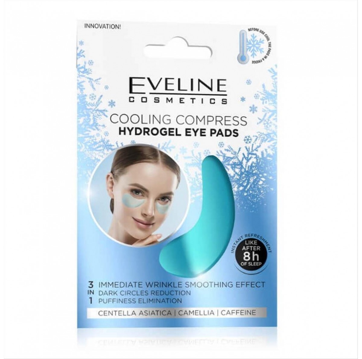 Eveline Cooling Compress Hydrogel Eye Pads 2pcs