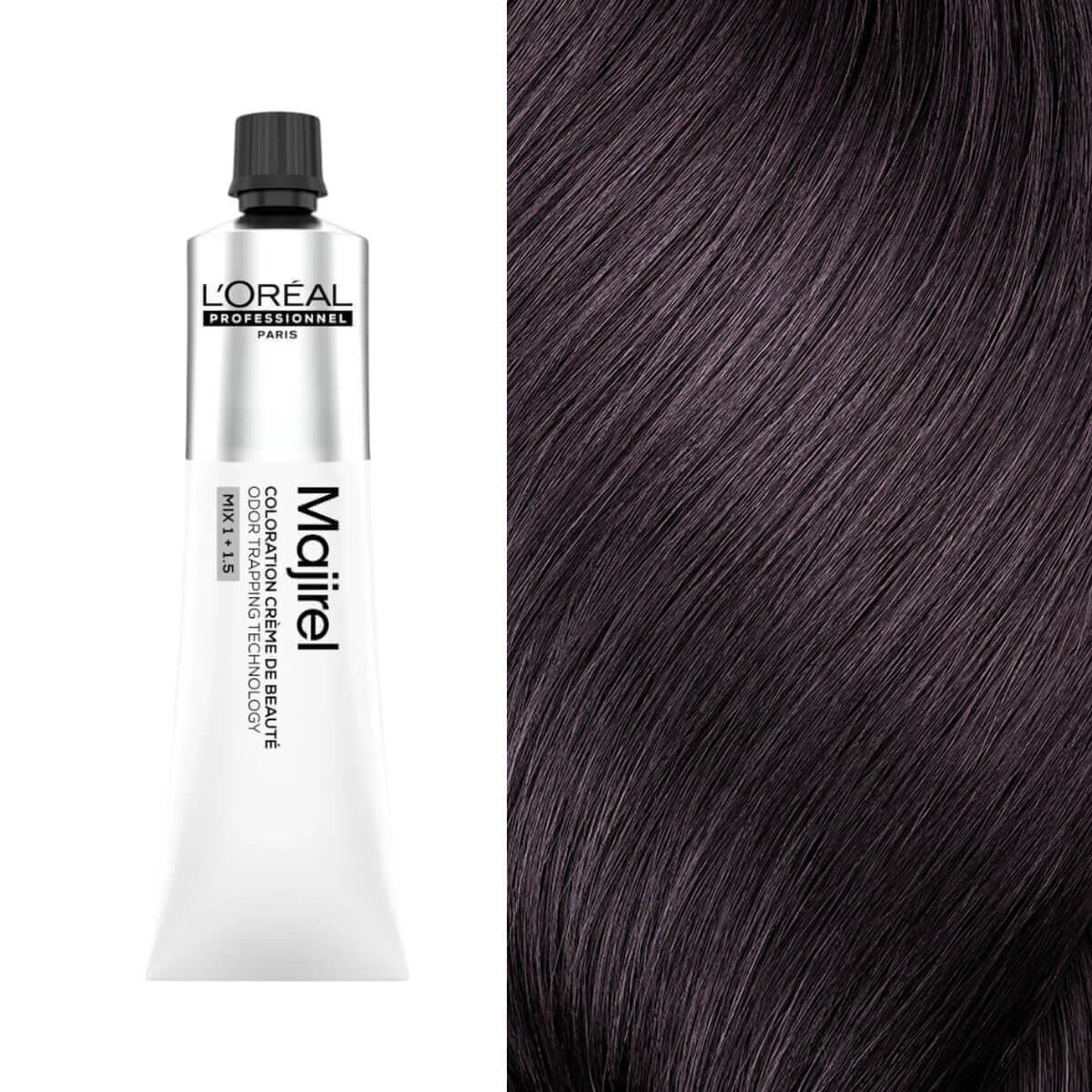 Βαφή μαλιών majirel 5.26 καστανό ανοιχτό ιριζέ κόκκινο 60ml L'Oreal