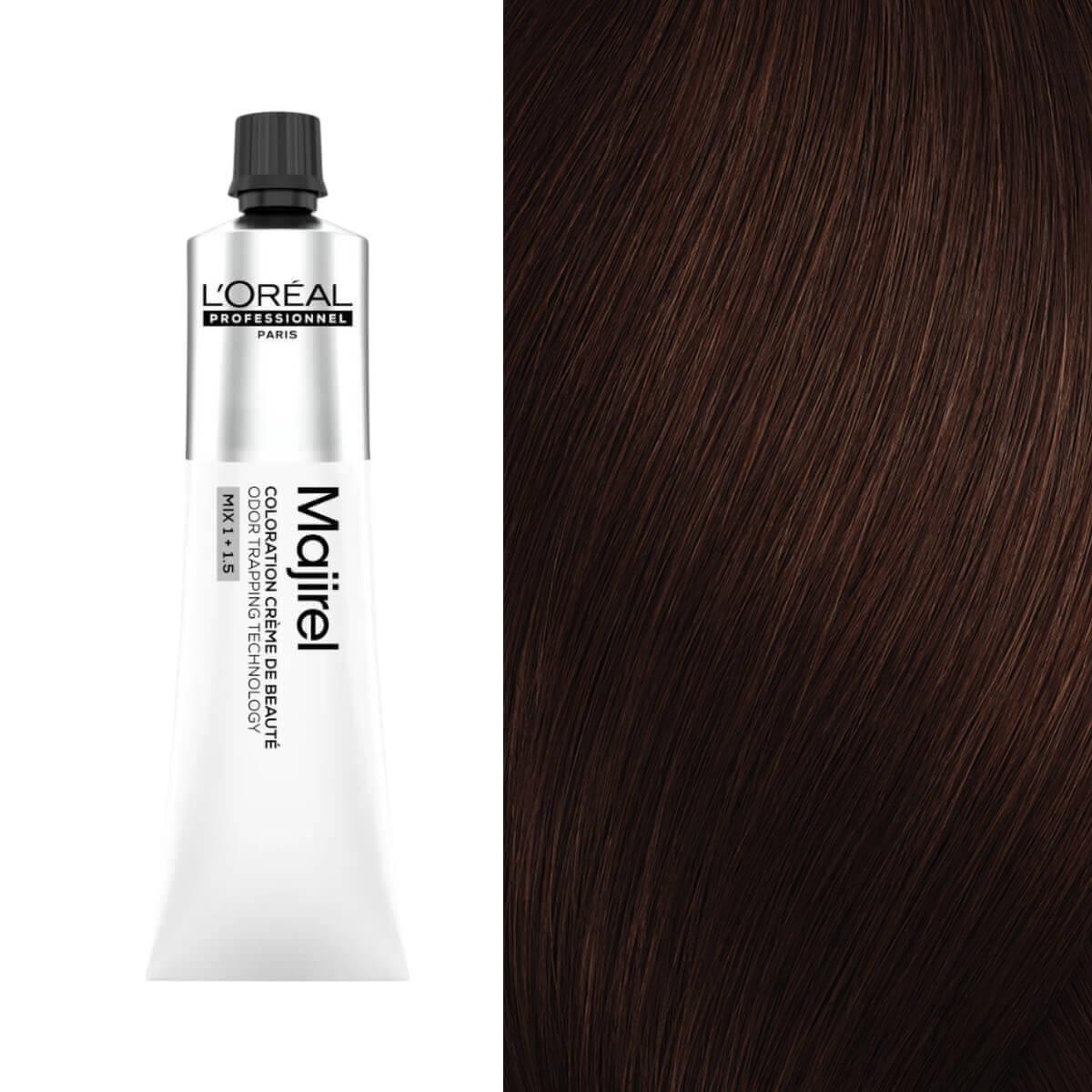 Βαφή μαλλιών majirel 5.5 καστανό ανοιχτό ακαζού 60ml L’Oreal