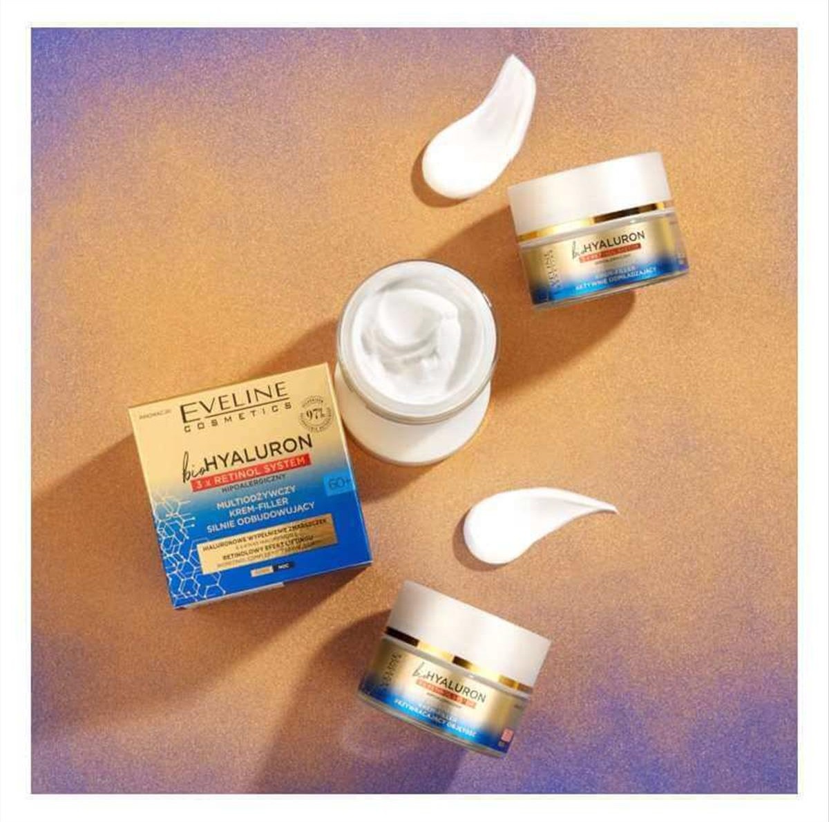 Eveline BioHyaluron 3 x Retinol System Day & Night Face Cream 40+ 50ml