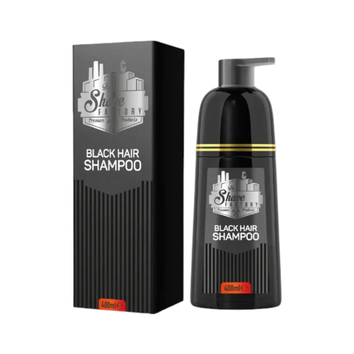 Hair Shampoo Black 400ml ​The Shave Factory
