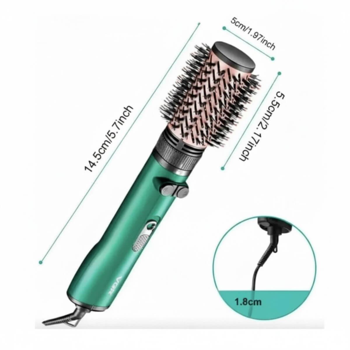 Περιστρεφόμενη ηλεκτρική βούρτσα μαλλιών με αέρα VGR-498