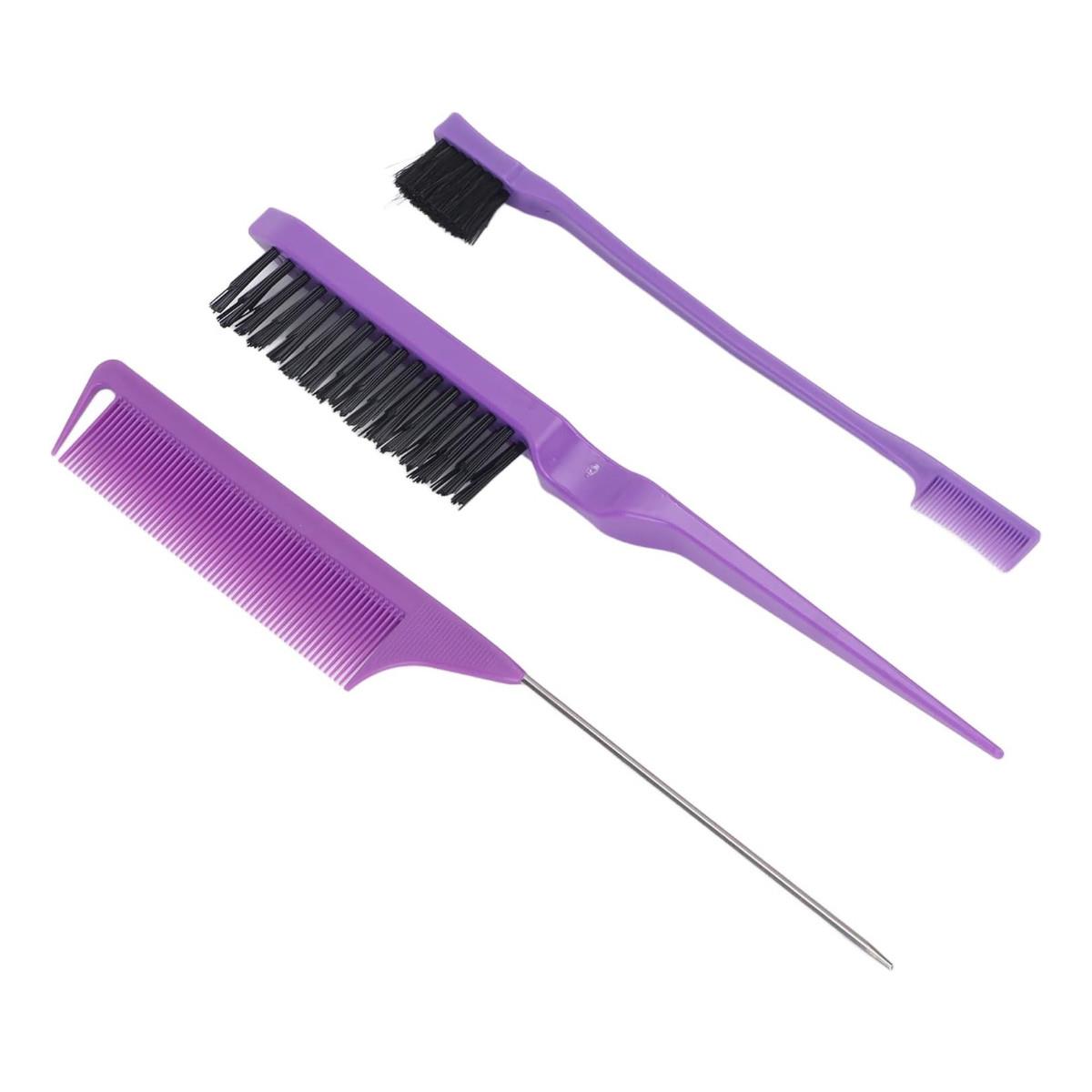 Σετ Εργαλείων Styling & Φρυδιών 3 Τεμαχίων Μωβ