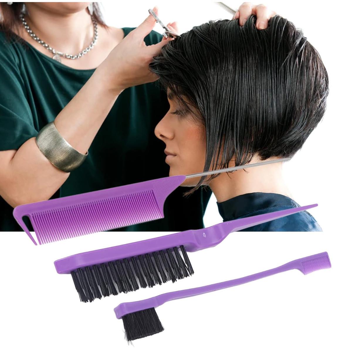 Σετ Εργαλείων Styling & Φρυδιών 3 Τεμαχίων Μωβ