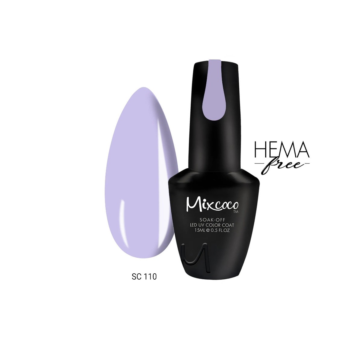 Ημιμόνιμο βερνίκι νυχιών SC 110 15ml Mixcoco