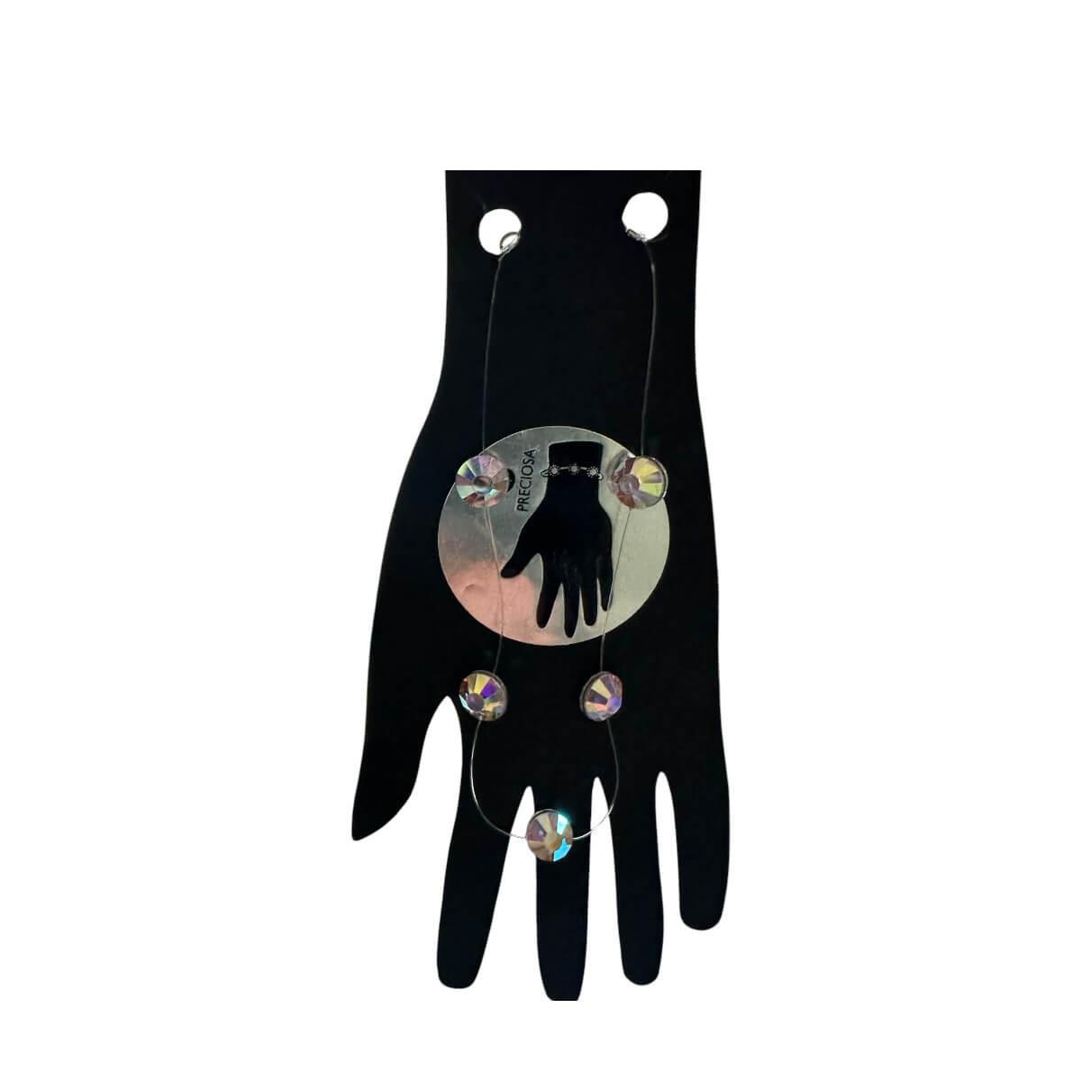 Βραχιόλι Χεριού Swarovski ιριδίζον 6cm