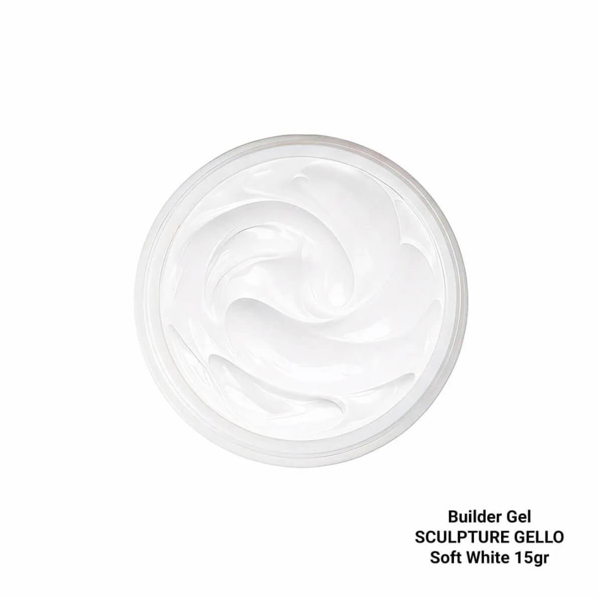 Builder gel sculpture gello soft white 15gr Mixcoco