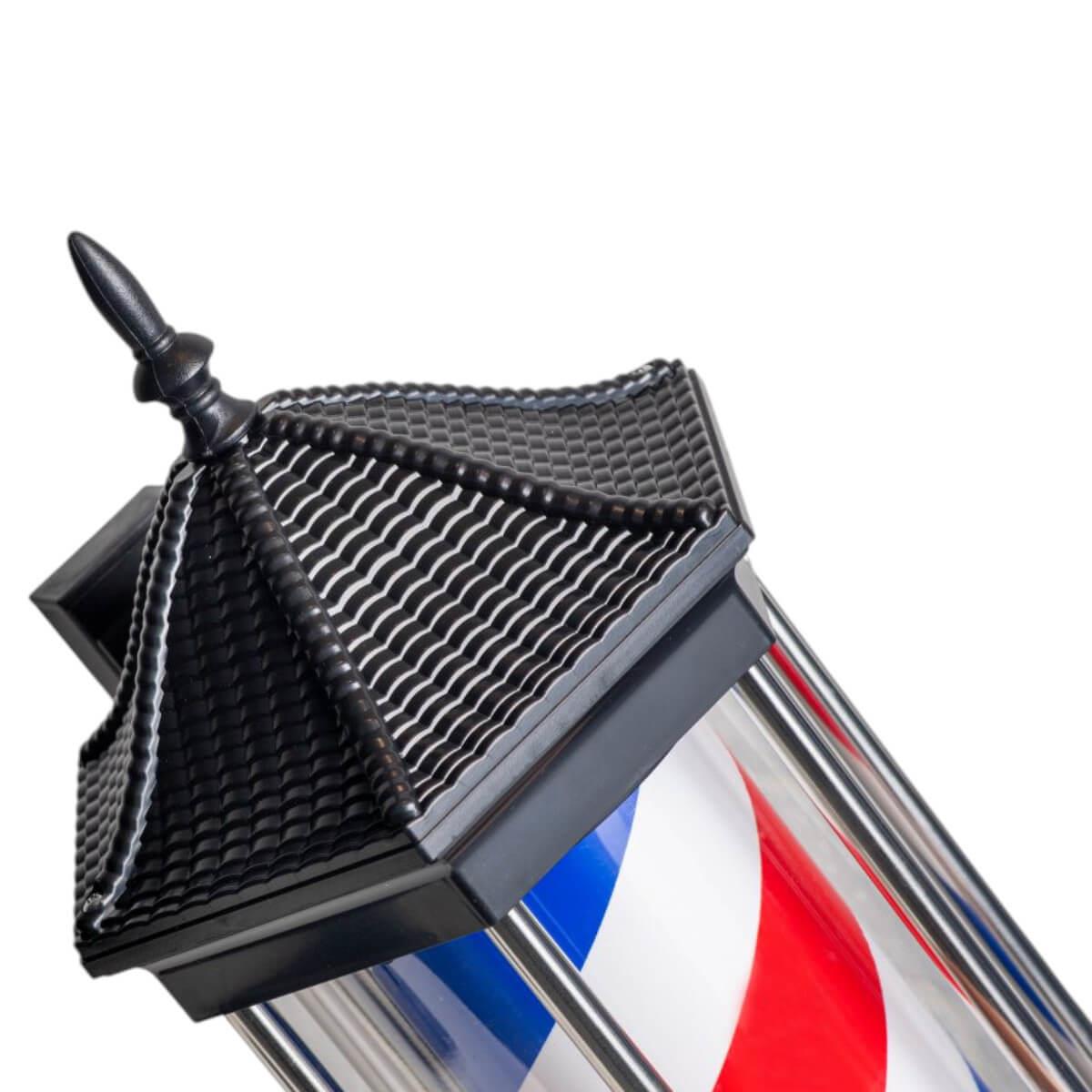 Φάρος κουρείου hexagon red & blue Barber Icon