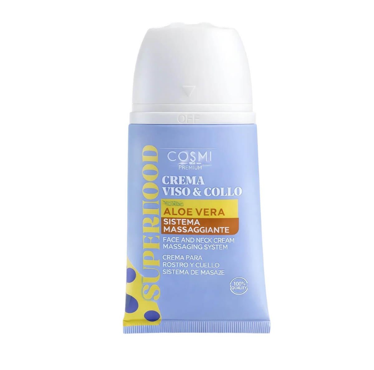 Aloe Vera Face & Neck Cream με Σύστημα Μασάζ 80ml Cosmi