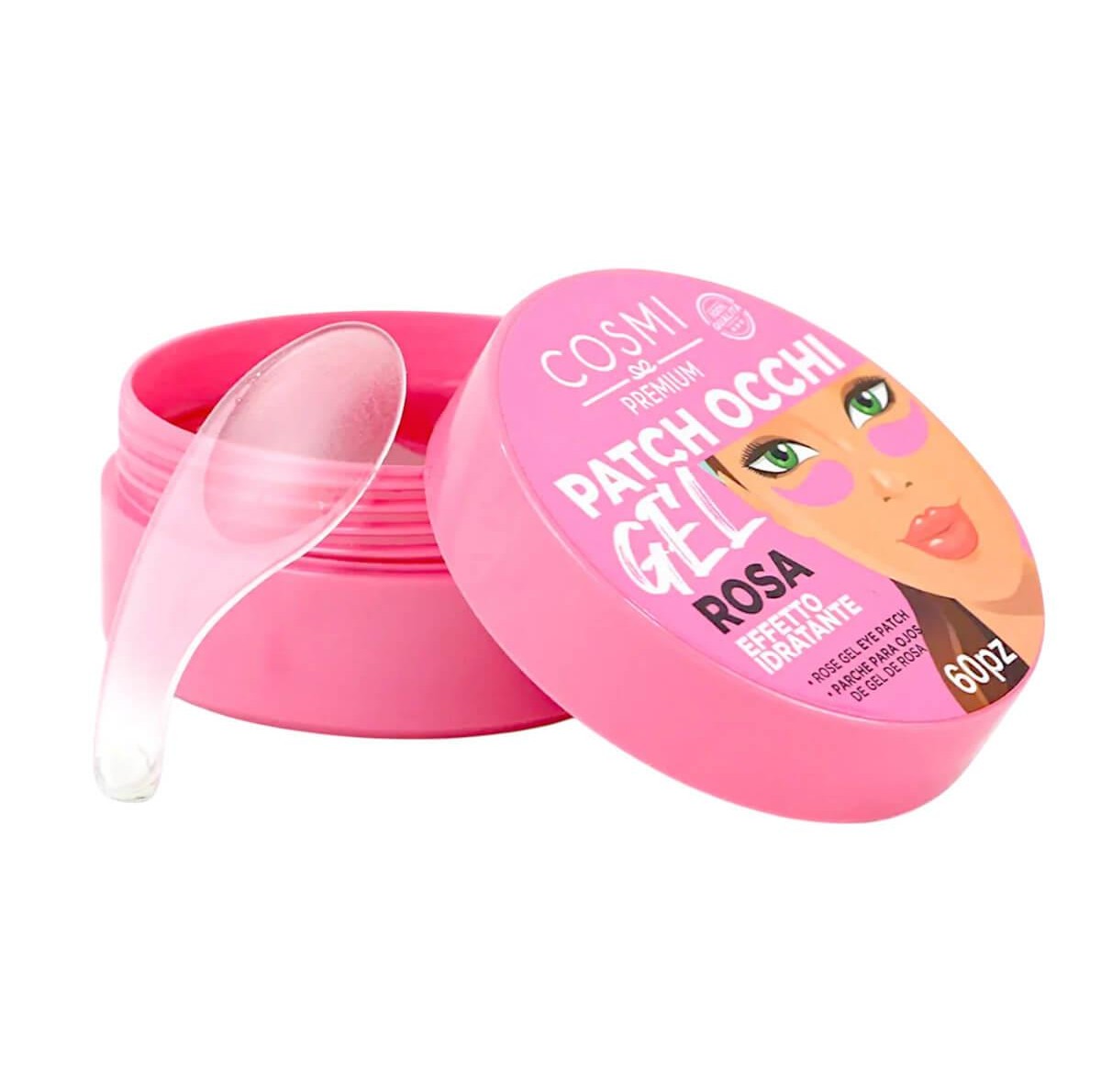 Hydrogel Eye Patches with Rose Extract – Set of 60pcs