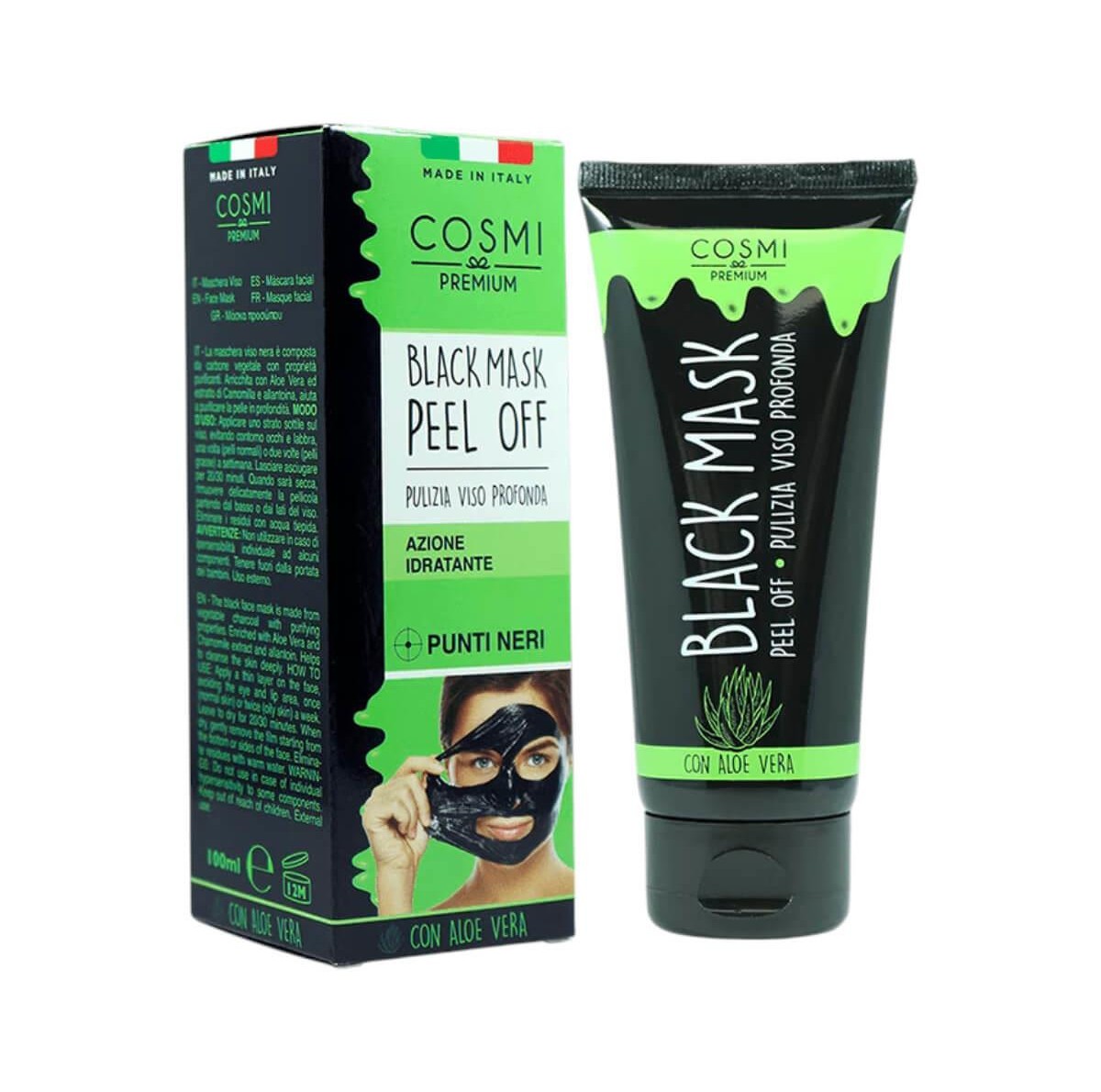 Black Peel off facial mask 100ml Cosmi